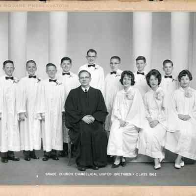 Grace Church Evangelical United Brethren Confirmation Class 1962