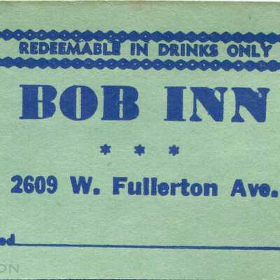 Bob Inn drinks coupon book