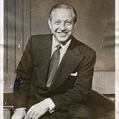 William S. Paley, chairman of Columbia Broadcasting System