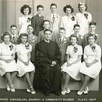 Grace Evangelical Church - A Community Church - Confirmation Class 1944