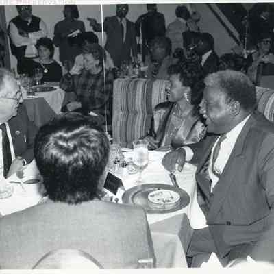 Harold Washington at Tania's Restaurant