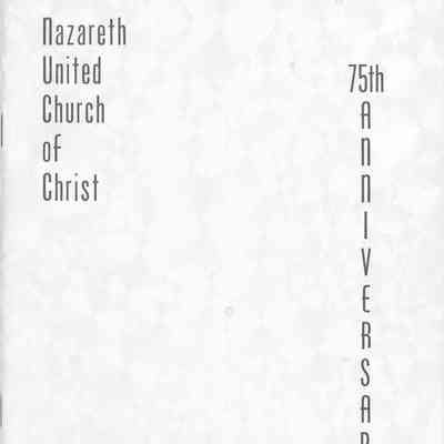 Souvenir Book of the Diamond Jubilee of Nazareth United Church of Christ
