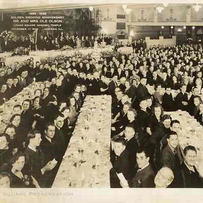 Golden Wedding Anniversary of Mr. and Mrs. Ole Olson 1888-1938
