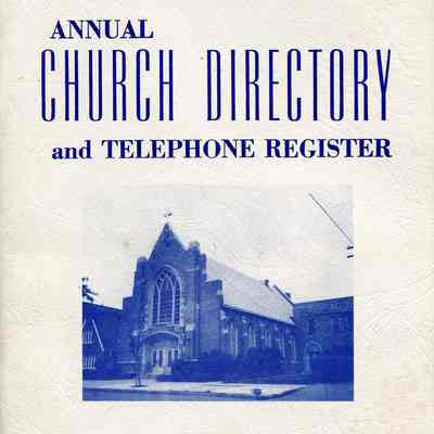 Fourth Congregational Church Annual Church Directory and Telephone Register 1967