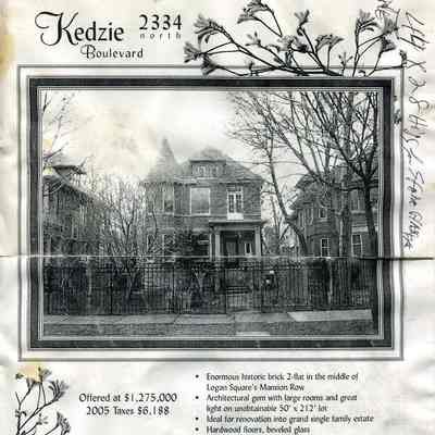 2334 North Kedzie Boulevard Sale Flyer
