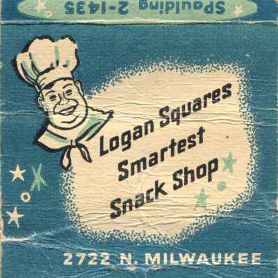Hardee Snack Shop matchbook