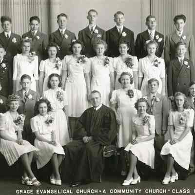 Grace Evangelical Church - A Community Church - Confirmation Class 1942