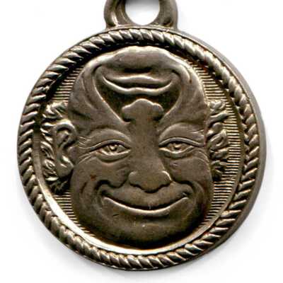 M.H. Weiss' Restaurant Upside-Down Face Charm