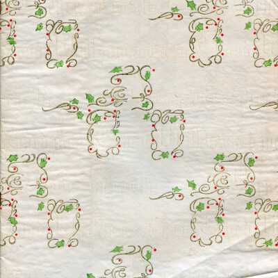 Yarns - Chicago Printed String Christmas 1945 newsletter: Outside cover wrap