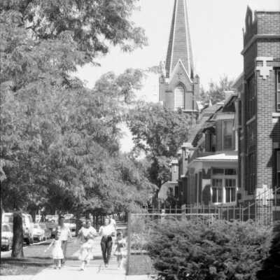 Humboldt Boulevard Sidewalk - Aug 11, 1985
