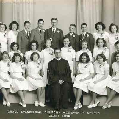 Grace Evangelical Church - A Community Church - Confirmation Class 1945