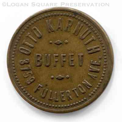 Otto Karnuth Buffet Tavern Token