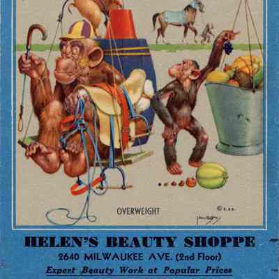 Helen's Beauty Shoppe December 1937