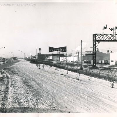 80-foot high electric Budweiser sign