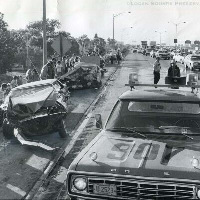 Rush-hour accident on the Kennedy
