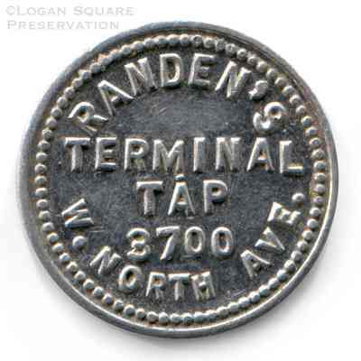 Randen's Terminal Tap Token - Good for 5¢ in Drinks