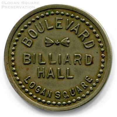 Boulevard Billiard Hall Token