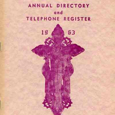 Episcopal Church of the Advent Annual Directory and Telephone Register 1963