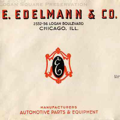 E. Edelmann & Co. Envelope