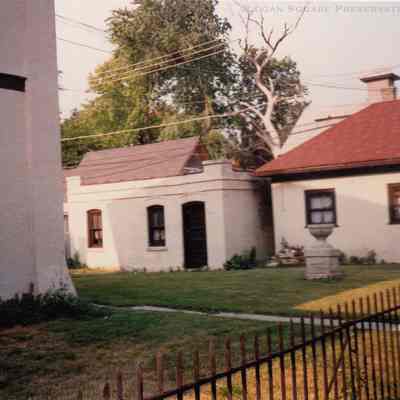 Backyard at 3230 W. Belden, late 1980s