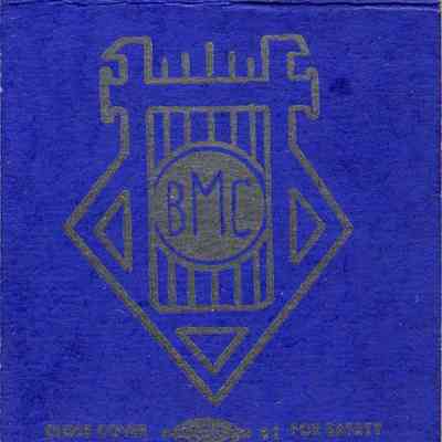 Bjornson Male Chorus matchbook