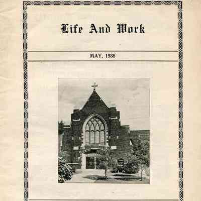 Fourth Congregational Church Life and Work - May 1938