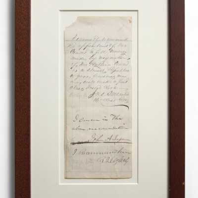 John A. Logan signature