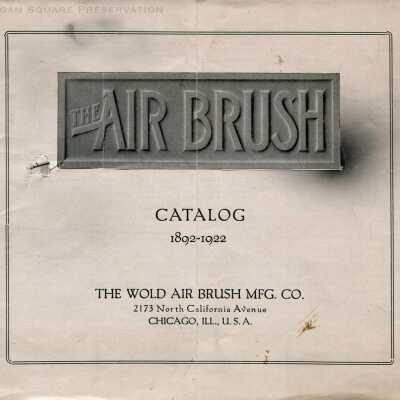 The Wold Air Brush Mfg. Co. Catalog 1892-1922