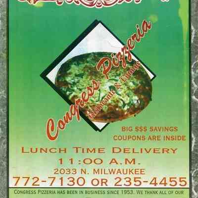 Congress Pizzeria Ristorante & Lounge menu