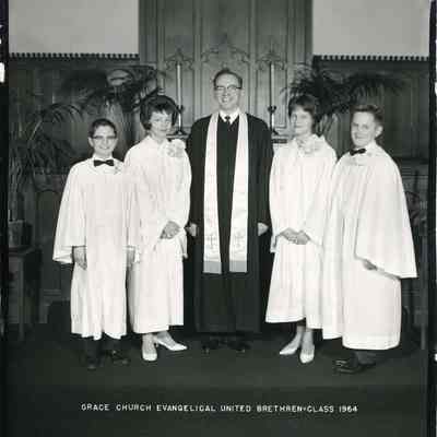 Grace Church Evangelical United Brethren Confirmation Class 1964