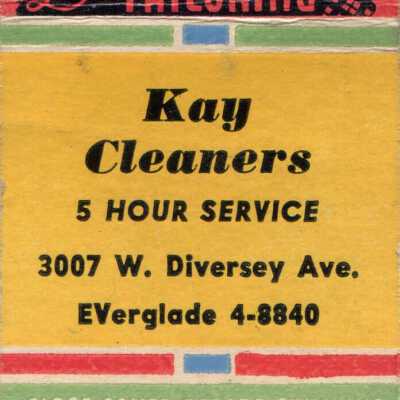 Kay Cleaners matchbook