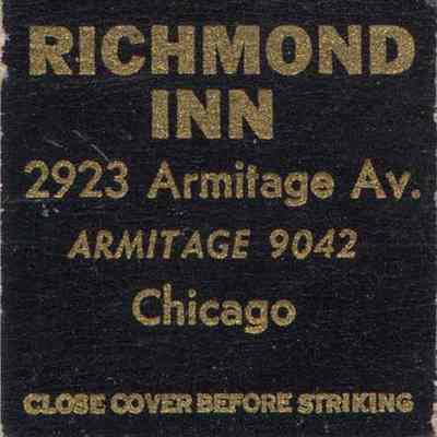 Richmond Inn matchbook