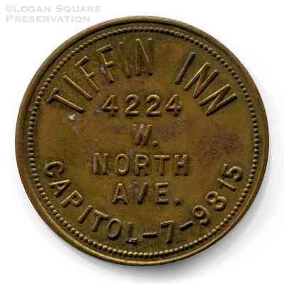Tiffin Inn $1.00 Token
