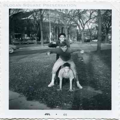 Boys on Logan Boulevard - July 1965