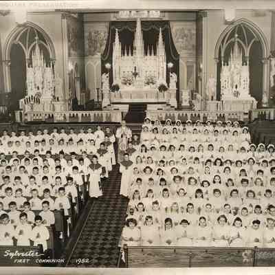 Saint Sylvester First Communion 1952
