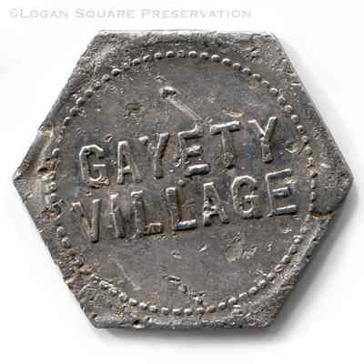 Gayety Village 10¢ Hexagonal Token