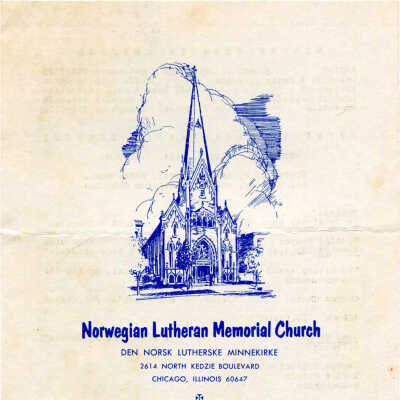 Norwegian Lutheran Memorial Church April 5, 1981 Bulletin