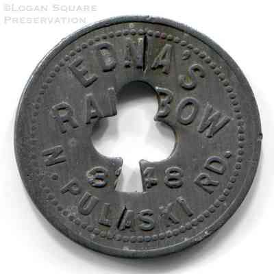 Edna's Rainbow 25¢ Shamrock Token