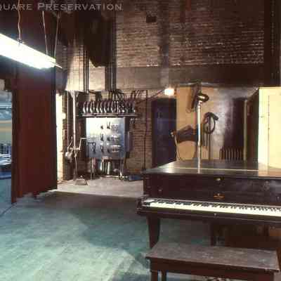 Renovations at Armitage Baptist - backstage