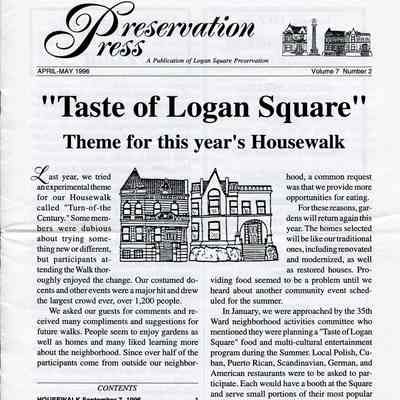 Preservation Press - Vol. 7 No. 2 - April 1996