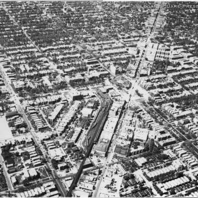 Logan Square Aerial Photo 1924