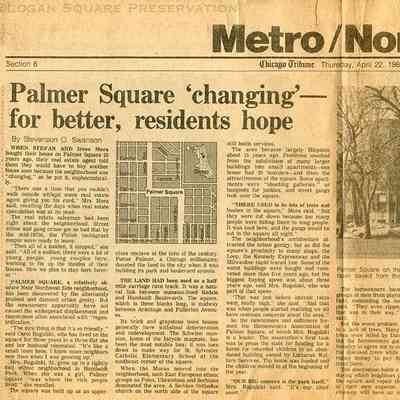 Palmer Square 'changing'–for better, residents hope