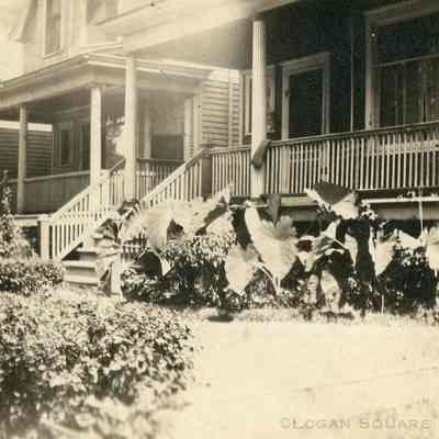 Front yard at 2231 N. Monticello Ave