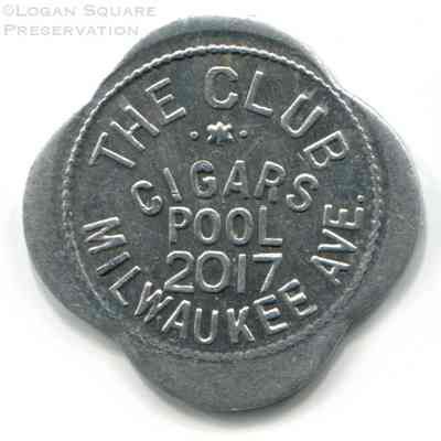The Club 25¢ Trade Token