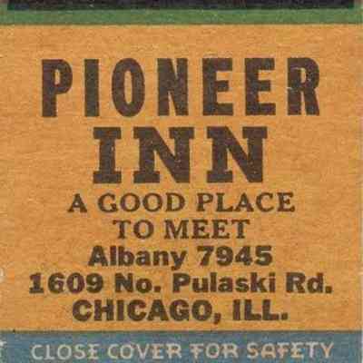 Pioneer Inn Matchbook