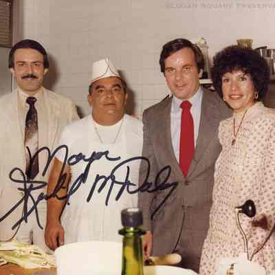 Richard M. Daley at Tania's Restaurant