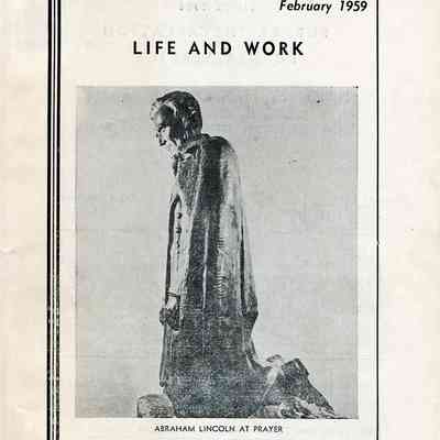 Fourth Congregational Church Life and Work - February 1959