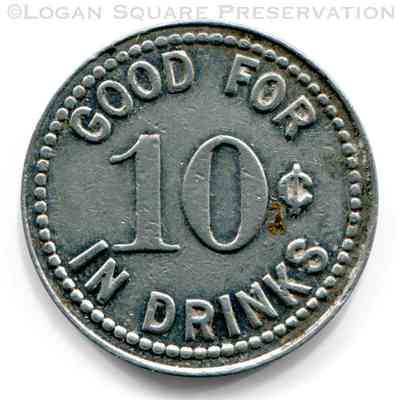 Stubby & Ben's Tavern Token: Reverse of token