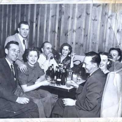Bob Inn Patrons in Booth