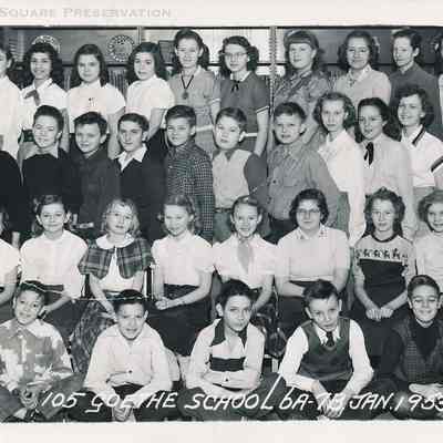 105 Goethe School 6A-7B. Jan. 1953